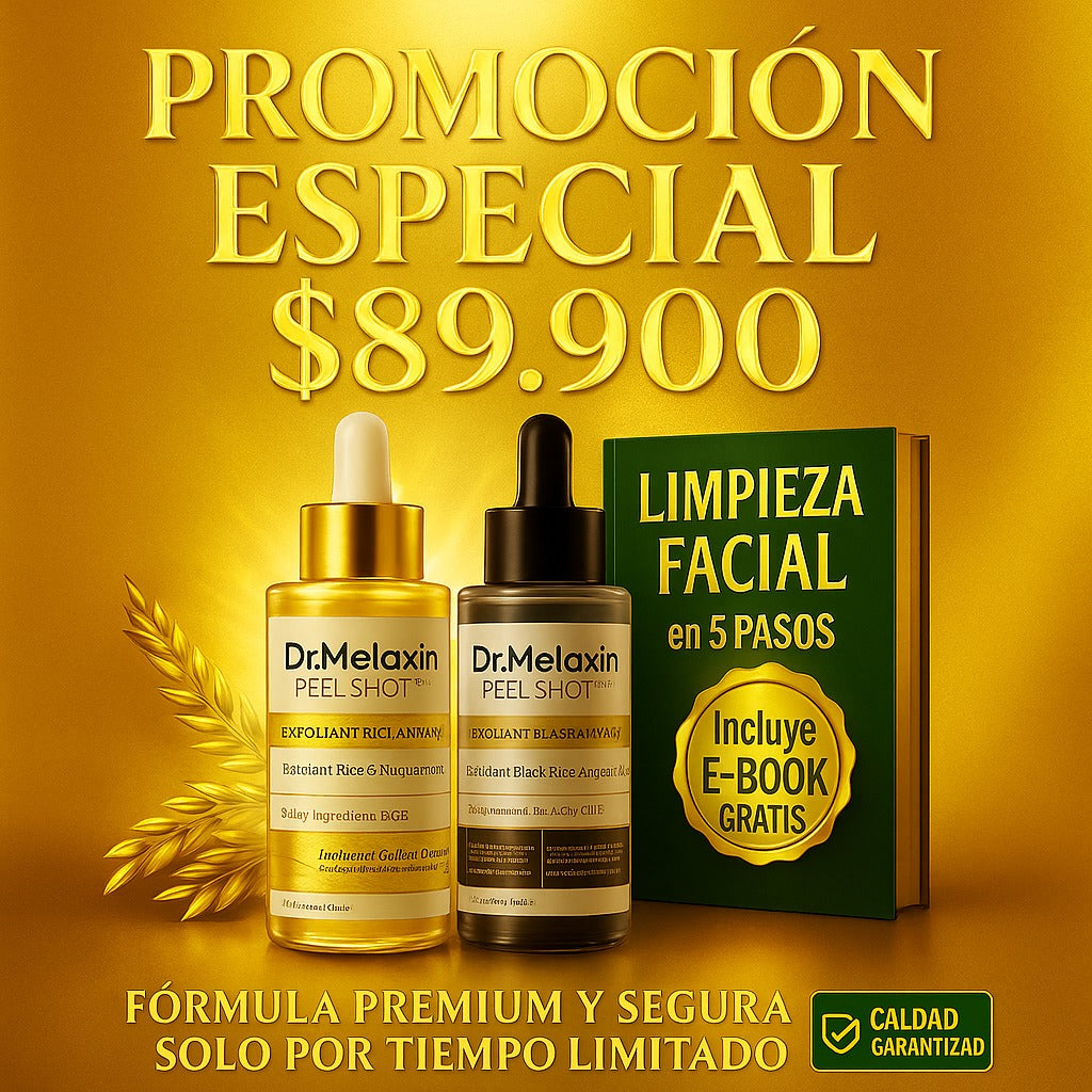 2X1 DR MELAXIN peelshot™️ -Peeling Clínico que Renueva, Uniforma y Aclara